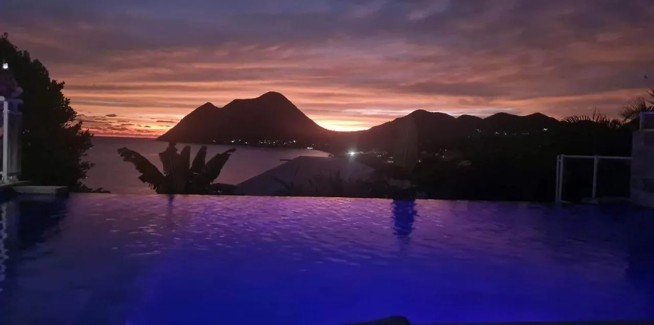Studio Cosi, Jardin Prive, Vue Magique Depuis Piscine A Debordement De La Residence ル・ディアマン マルティニーク